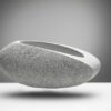 Kamena zidna saksija sa magnetom AFRODITA - Svetlo siva - 00505