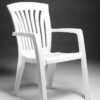 Stolica plastična Diana Bela – 11219