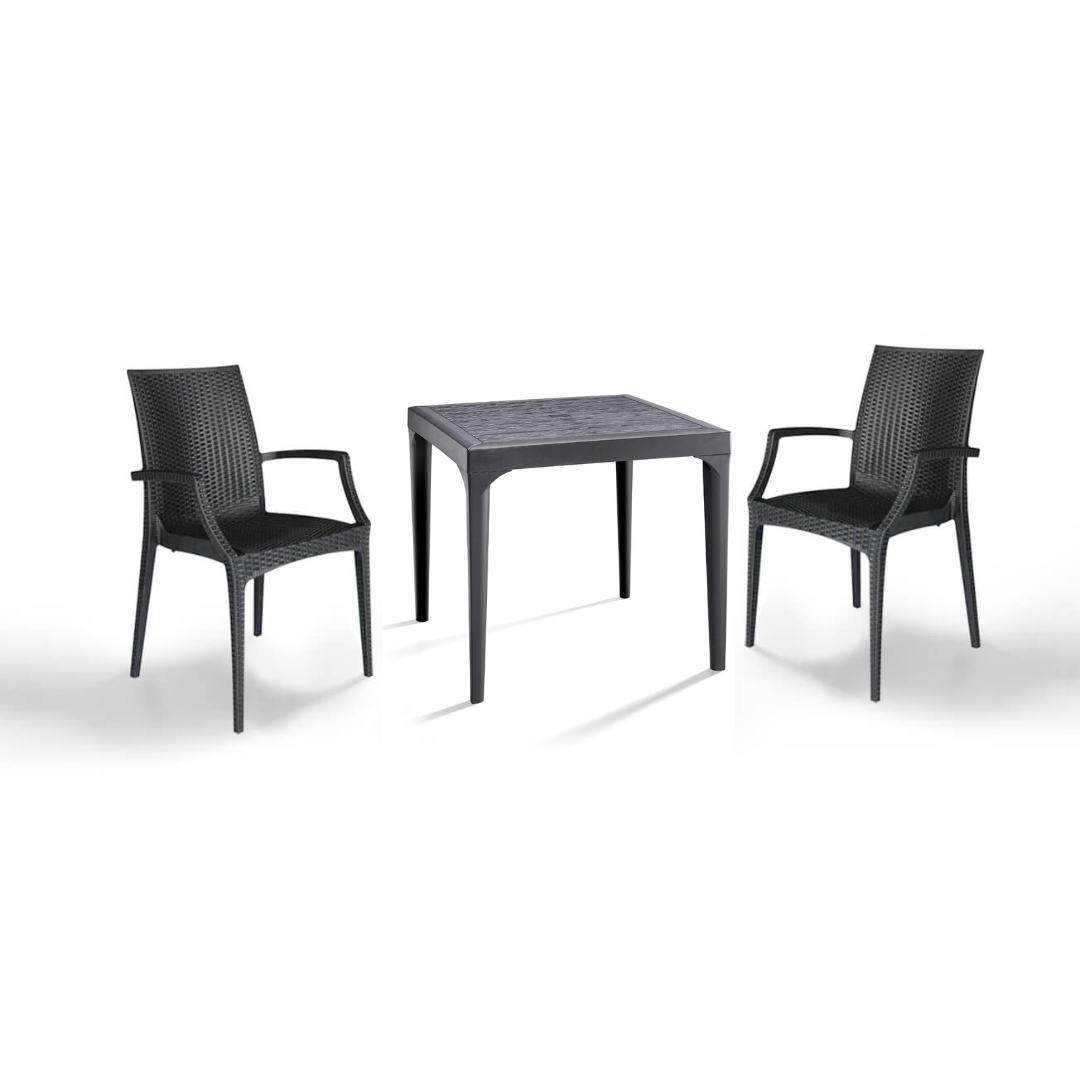Baštenska garnitura - Sto + 2 Bistrot stolice