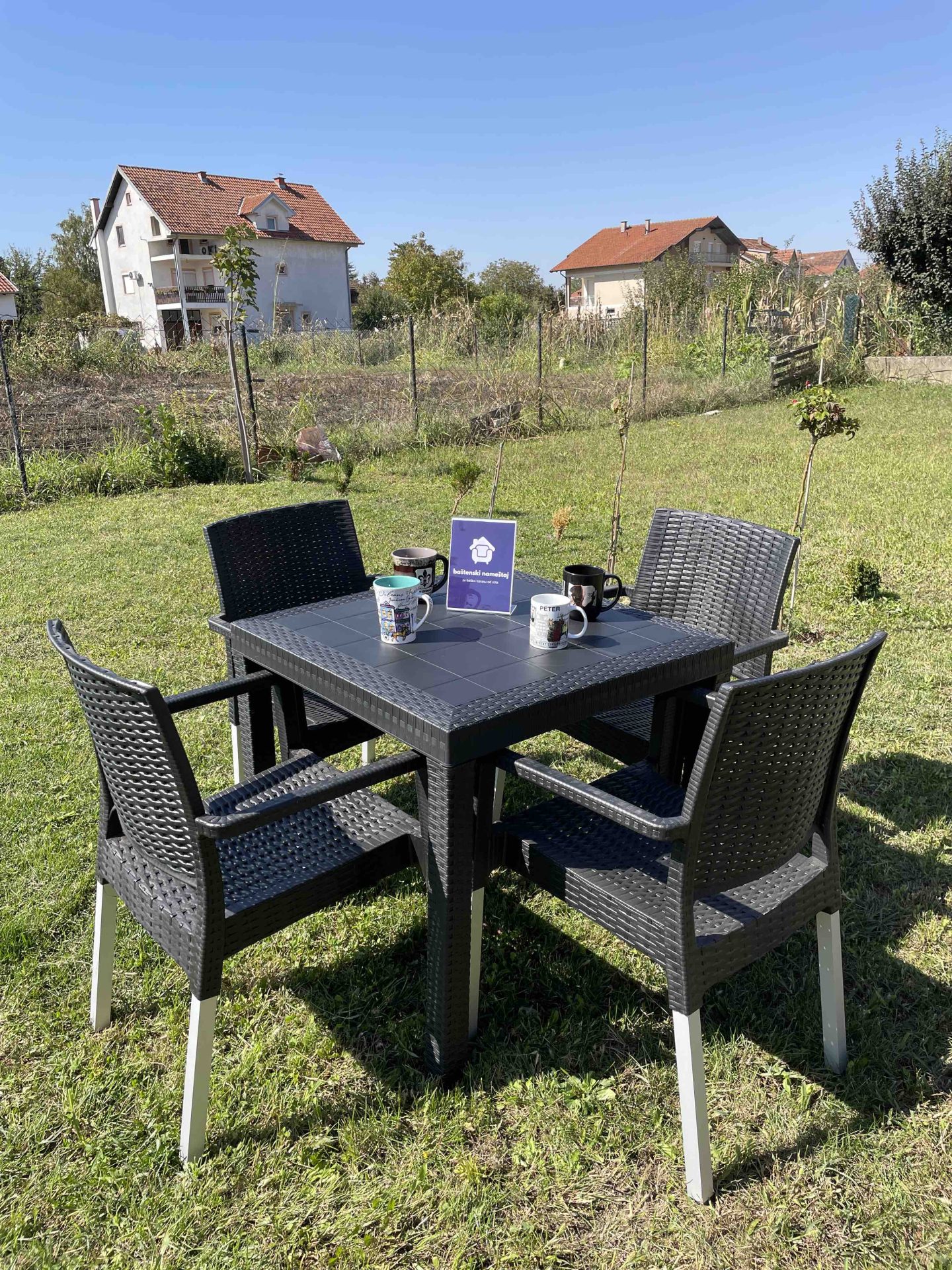 Baštenska garnitura Royale M - antracit - Image 2