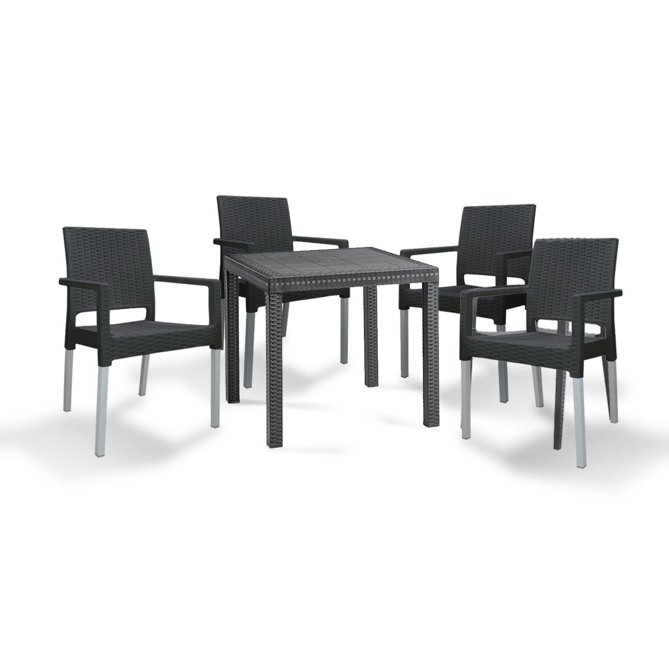 Baštenska garnitura Royale M - antracit