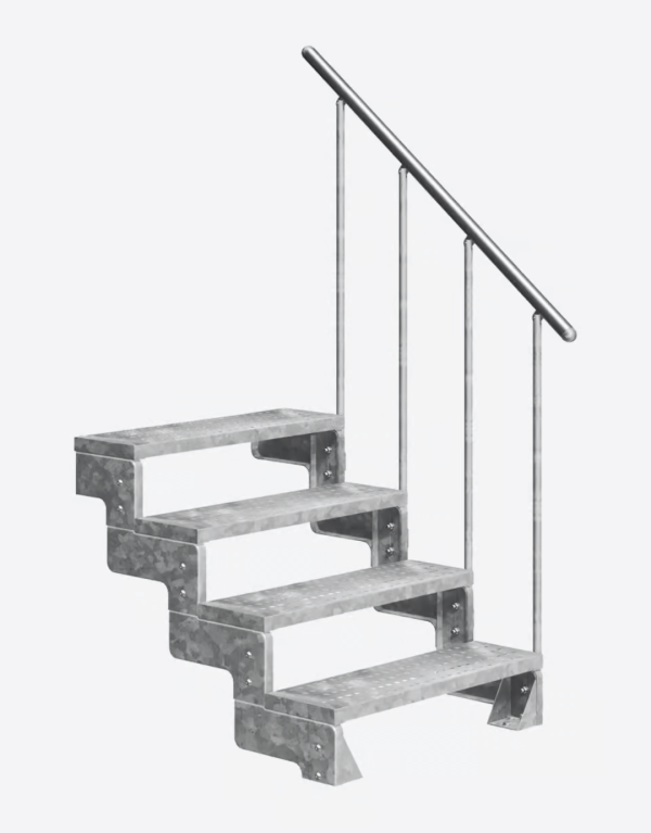 Spoljašnje stepenice Gardentop - galvanized - Image 3