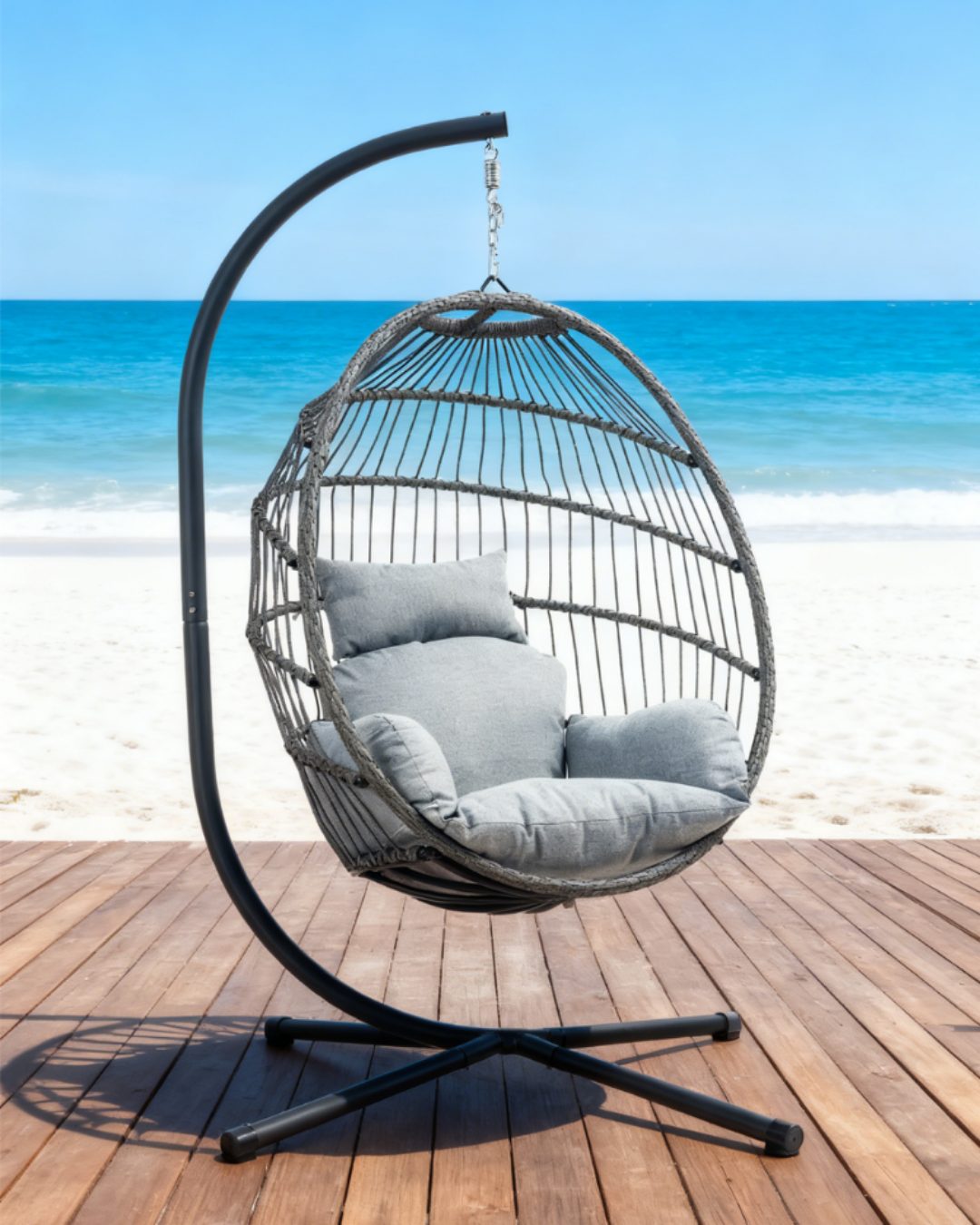 Ljuljaška jaje Coco - siva - Image 8