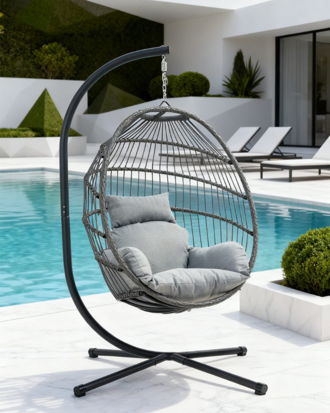 Ljuljaška jaje Coco - siva - Image 10